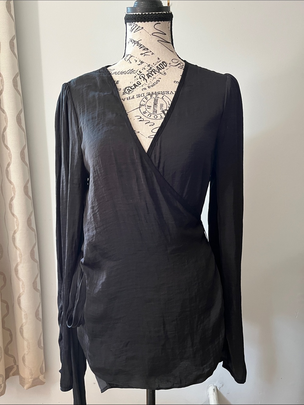 Dark Romantic Fairy Urban Outfitters Black Whimsigoth Witchy Top Small Morticia